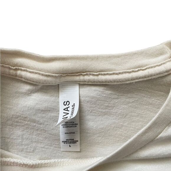 MINNIE MOUSE T-SHIRT Ivory Size Large - Picture 4 of 4